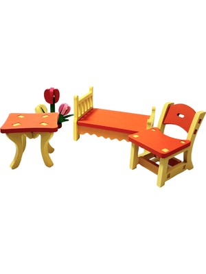 Bak Gel Al Ahşap Evcilik Oyunu Ev Eşyaları