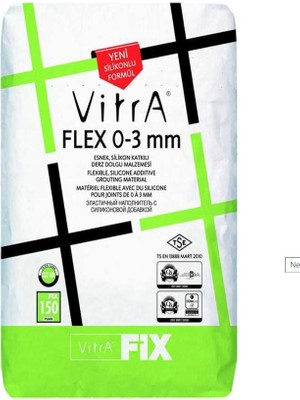 Vıtrafıx Flex 0-3 mm Bej 20 kg F24305020
