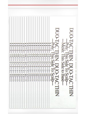 Walker Tape Duo-Tac Thin™ Protez Saç Bandı Düz 1'' x 3'' (2,5 cm x 7.5 cm) 36 Adet