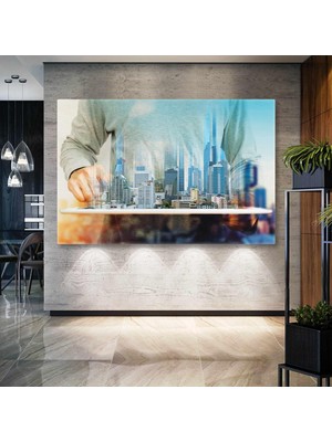 SML Tablo Şehir Planlaması Emlak Real Estate Emlakçı Inşaat Kanvas Tablo