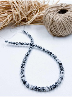 Mucize Taş Akik Küre Kesim 6 mm Doğal Taş Dizi