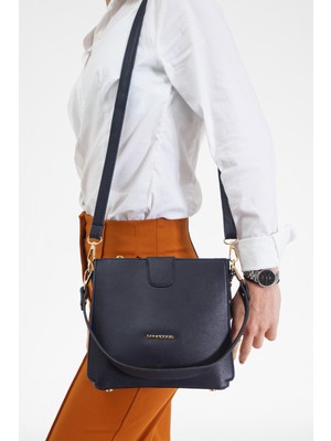 Lifonbag Kadın 4 Bölmeli Uzun Çapraz ve Kol Askılı Omuz & El Çantası