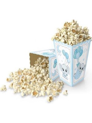 Kidspartim Mavi Sevimli Fil Mısır Kutusu 8 Adet