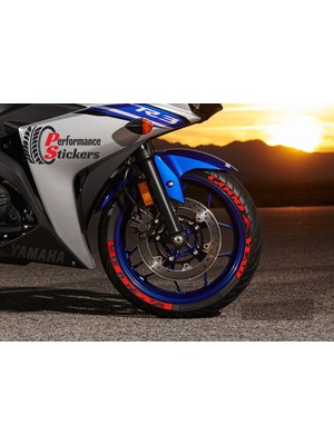 Ps Stickers Good Year Eagle Motorsiklet Lastik Yazısı Sticker 4 Adet