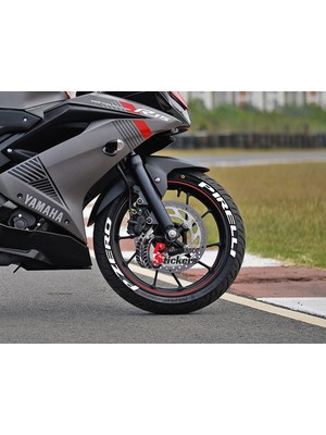 Ps Stickers Pzero Motorsiklet Lastik Yazısı Sticker 4 Adet