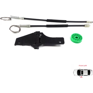 Peugeot 307 3A/C 3E 3H 2001-2008 4/5 Kapı 9634456980 İçin Ön Sol Kapı Cam Kriko Tamir Seti