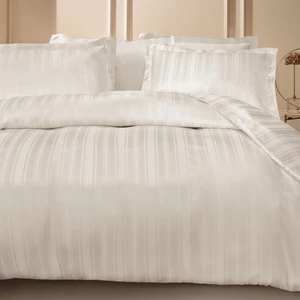 Bedding Shelly Çift Kişilik Xl Bambu Saten Nevresim Takımı - Bej