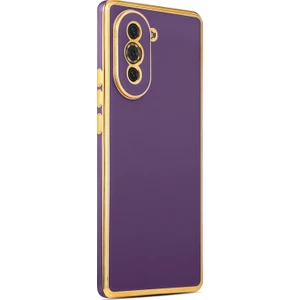 Huawei Nova 10 Kılıf Parlak Kenarlı Laser Bark Silikon