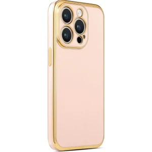 Apple Iphone 14 Pro Max Kılıf Parlak Kenarlı Laser Bark Silikon