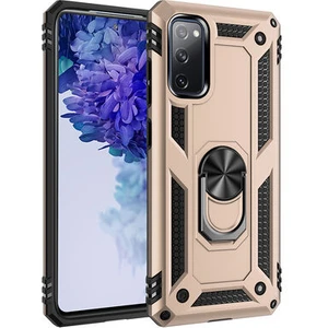 Kip GSM Samsung Galaxy S20 Kılıf Vega Tank Sert Yüzüklü Standlı Dayanıklı Kapak