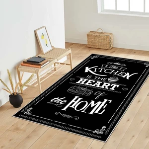 Blue Decortiva Makinede Yıkanabilir Kaymaz Taban Leke Tutmaz Mutfak Halısı ve Mutfak Yolluk