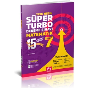 Model Eğitim Yayıncılık Yeni Nesil Süper 7. Sınıf Turbo Matematik Deneme
