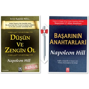 Düşün ve Zengin Ol - Başarının Anahtarları - 2 Kitap - Napoleon Hill + Caprice B112 Kalem