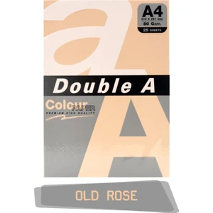 Double A Renkli Fotokopi Kağıdı 25 Li A4 80 gr Old Rose