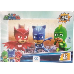 Ca Games Çocuklar Için Pija Maskeliler Frame Puzzle 35 Parça