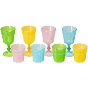 Çocuk Oyuncak Bardak Seti, 8 Li Çeşitli Renkler Bardak Seti