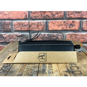 Mona Lisa Yumuşak Deri Şık Üçgen Kalemlik Siyah