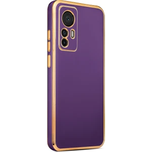 Kny Xiaomi Mi 12T Kılıf Parlak Kenarlı Laser Bark Silikon