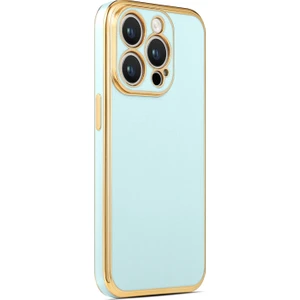 Kny Apple Iphone 14 Pro Max Kılıf Parlak Kenarlı Laser Bark Silikon