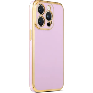 Kny Apple Iphone 14 Pro Max Kılıf Parlak Kenarlı Laser Bark Silikon