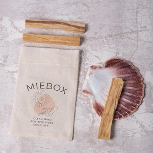 Mie Box Palo Santo Maximus Wish Kit: 3 Palo Santo Tütsü (28 gr)  - Pecten Maximus Deniz Kabuğu