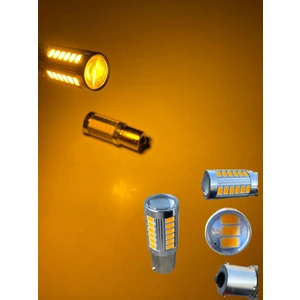 33 LED Tek Duy Pro LED Ampul Geri Vites, Sinyal, Stop Ampulü Tek Duy 93 Tip Turuncu