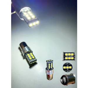 Çift Duy 15 LED Stop,sinyal, Geri Vites Ampulü 1016 Tip Beyaz