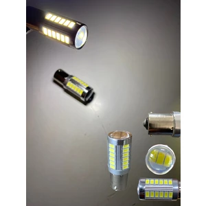 Beyaz 33 LED Tek Duy Pro LED Ampul Geri Vites, Sinyal, Stop Ampulü Tek Duy 93 Tip