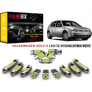 Volkswagen Golf 4 LED Iç Aydınlatma Ampul Seti Parlak Beyaz