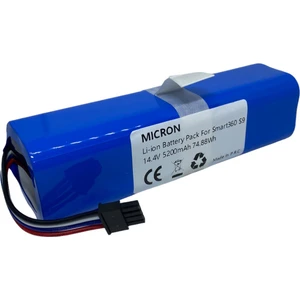 Smart 360 S9 Akıllı Robot Süpürge Bataryası 14.4V 5200MAH Pil