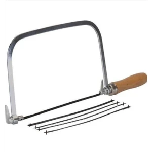 Rekotools-Ahşap Saplı Kıl Testere 5 Yedek Uçlu