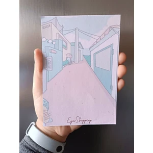 EyER Shoping Figürlü A6 Çek Kopar To Do List Bloknot Tasarım Defter