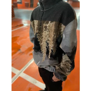 Oversize Yorgan Peluş Sweatshirt