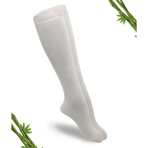 Premium Bambu Dikişsiz Kadın Diz Altı  Çorap