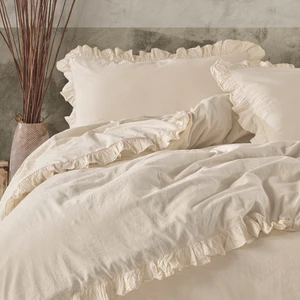 Macas Home Grace %100 Pamuklu Fırfırlı Ipliği Boyalı Tek Kişilik Nevresim Takımı 160*220