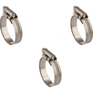 Mikalor 3 Adet W2 Hortum Kelepçesi 8-16 mm 430 Klt. Paslanmaz