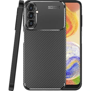 M.TK Moveteck Samsung Galaxy A54 Uyumlu Kılıf Karbon Desenli Kamera Korumalı Kaymaz Soft Silikon