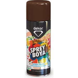 Dekor Akrilik Efektli Sprey Boya Kahve 400 Ml Ral 8016