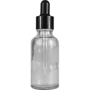 Damlalıklı Cam Şişe Şeffaf 30ML