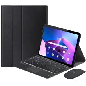 Lenovo Tab M10 TB328FU 10.1 Inch / T328 Bluetooth Touchpad Klavye+Mouse+Kılıf -Bkk7