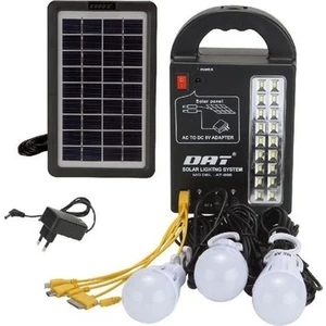 RT-999 Solar Panelli Işıldak Fener Radyo