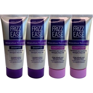 John Frieda Frizz Ease Miraculous Recovery Şampuan + Saç Kremi X4 Seyahat Boy 50 ml