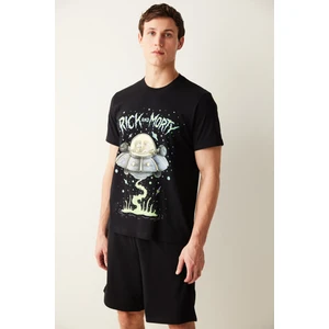 Rick And Morty Tişört Şort Pijama Takımı