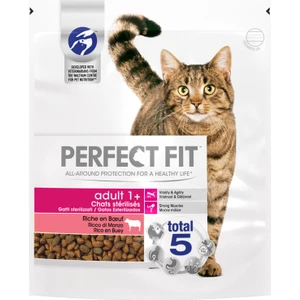 perfect fit sığırlı kısır yetişkin kedi maması 1,4kg