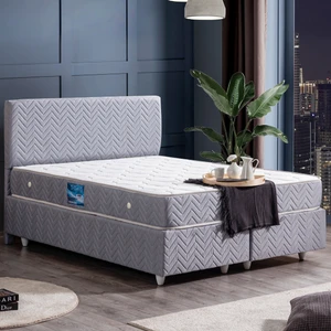 Kristal İkili Set Çift Kişilik Baza Başlık Seti