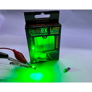 Premium 10'lu T5 LED 3030 Chipset 3smd Mini LED Ampul Yeşil
