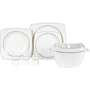 Bone Collection 60 Parça Kare Yemek Takımı