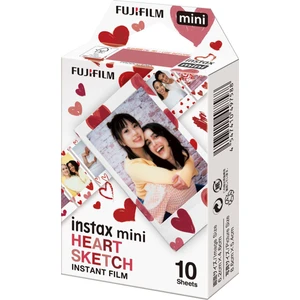 Instax Mini Heart Sketch 10'lu Özel FILM-FOTSN00068