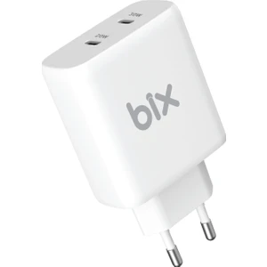 BX2P50 50W PD 2*Type-C Girişli Gelişmiş Şarj Teknolojisi ile Donatılmış Seyahat Adaptörü