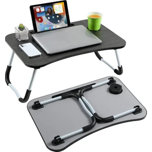 Laptop Sehpası Ders Çalışma Masası Çocuk Çalışma Yatak Sehpası Ders Masası Pembe